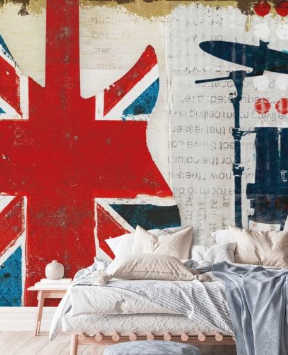Papel pintado patriótico británico Papel pintado patriótico británico