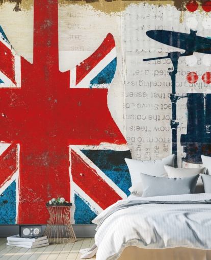 Papel pintado patriótico británico
