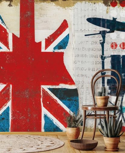 Papel pintado patriótico británico Papel pintado patriótico británico