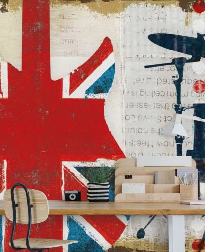 Papel de Parede Britânico Patriótico