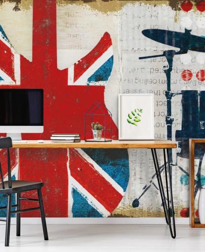 Papel de Parede Britânico Patriótico