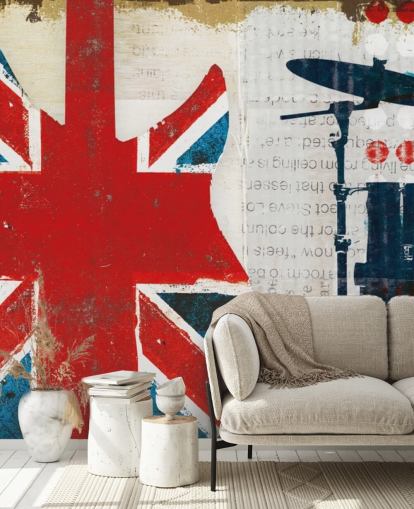 Papel pintado patriótico británico