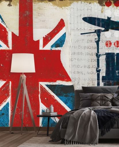 Papel pintado patriótico británico