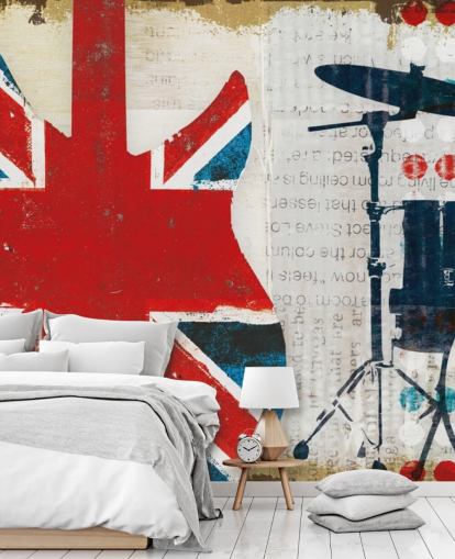 Patriotisk brittisk tapet