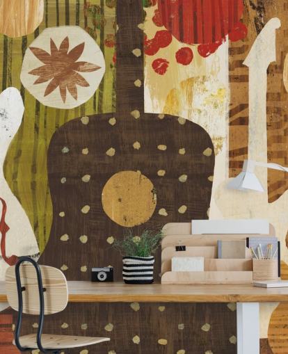 Abstrakti kitara taustakuva