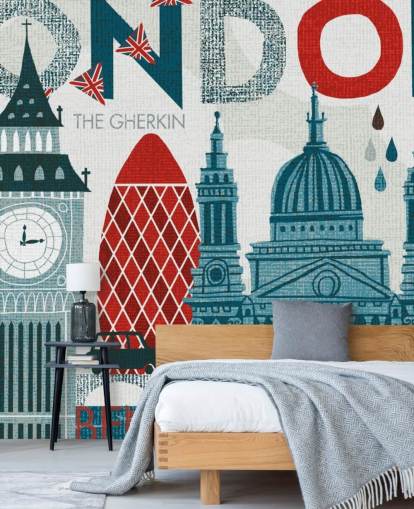 London wall mural