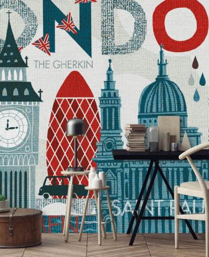 London wall mural
