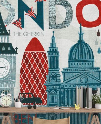 London wall mural