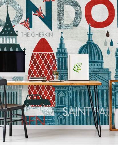 Mural de pared Londres