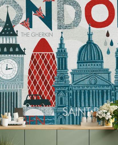 London wall mural
