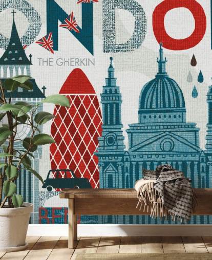 Mural de pared Londres