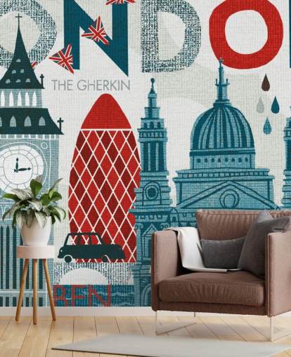 London wall mural