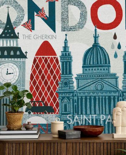 London wall mural