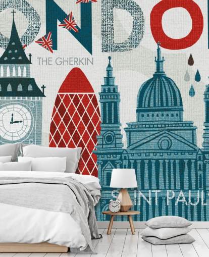 London wall mural