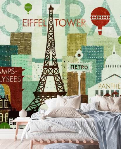 Paris väggmålning