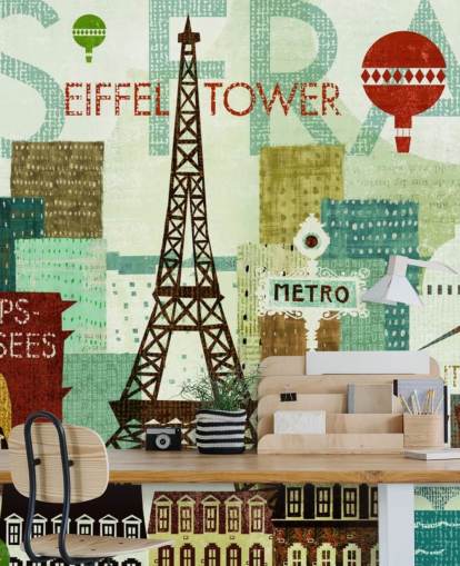 Mural de pared París