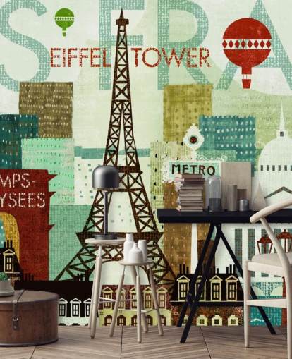 Paris Wall Mural
