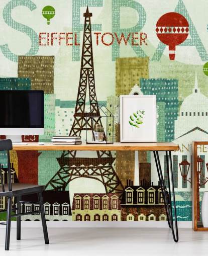 Paris Wall Mural