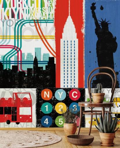 Papel pintado Nueva York
