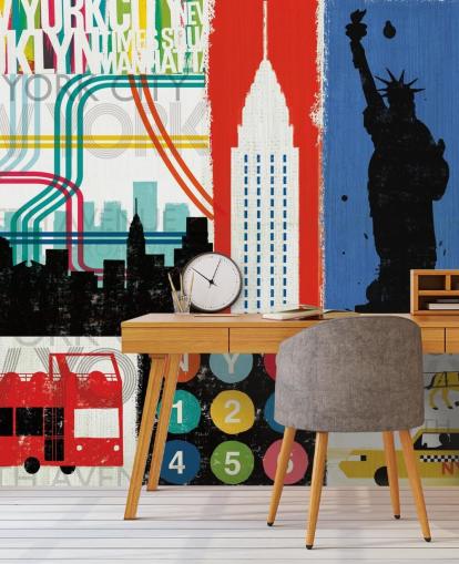 Papel pintado Nueva York