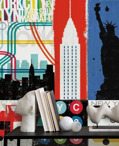 New Yorkin seinämaalaus taustakuva New Yorkin seinämaalaus taustakuva