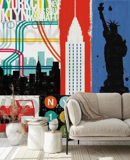 Papel pintado Nueva York