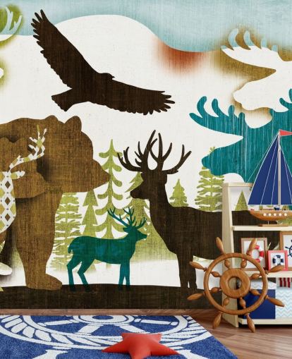 Papel Pintado Animales De Montaña