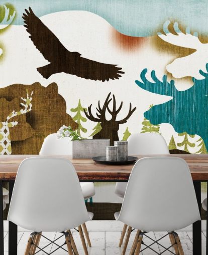 Papel Pintado Animales De Montaña