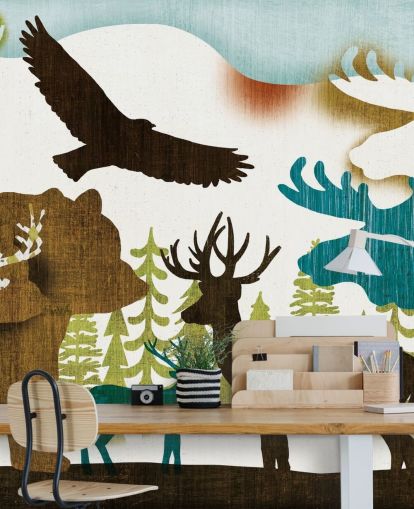 Papel Pintado Animales De Montaña