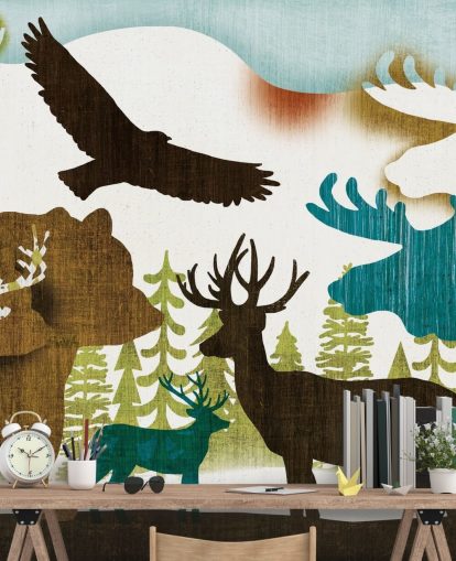 Papel Pintado Animales De Montaña
