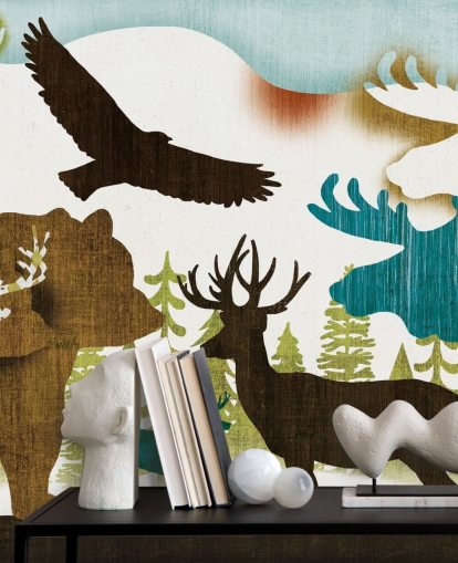 Bergtiere Tapete