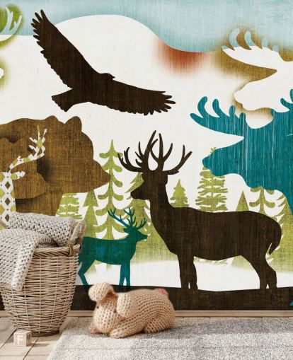 Papel Pintado Animales De Montaña