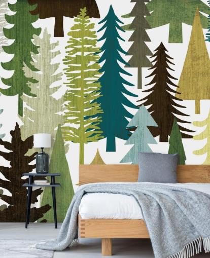 Abstrakt Forest Print Bakgrund Abstrakt Forest Print Bakgrund