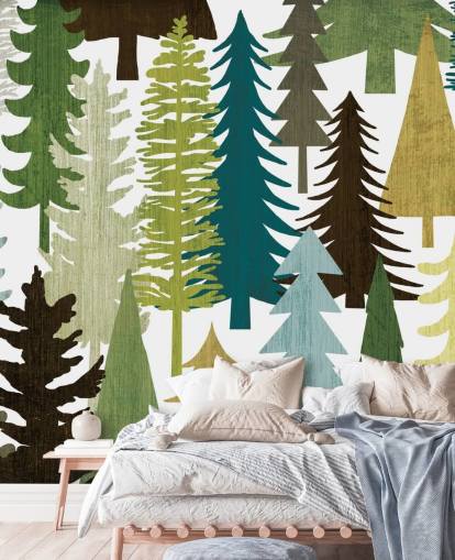 Abstrakte Wald-Druck-T Abstrakte Wald-Druck-T