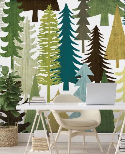 Abstrakti Forest Tulosta Taustakuva Abstrakti Forest Tulosta Taustakuva