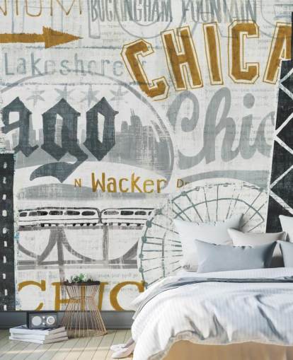 Abstract Chicago City Wallpaper Abstract Chicago City Wallpaper