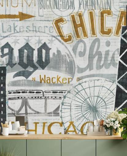 Abstract Chicago City Wallpaper Abstract Chicago City Wallpaper