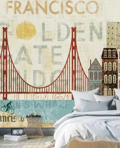 abstrakt san francisco tapet abstrakt san francisco tapet