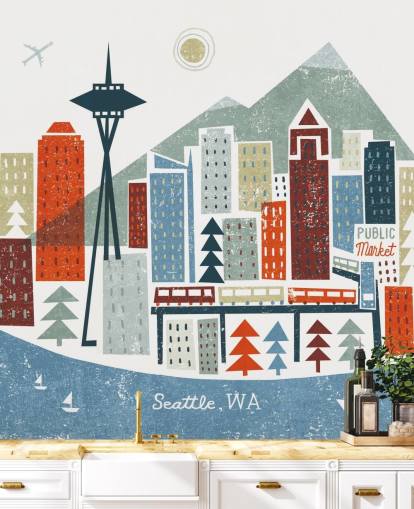 white, red, maroon and blue abstract seattle city wallpaper white, red, maroon and blue abstract seattle city wallpaper