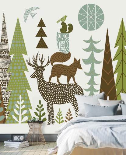 Abstrakt Mountain Wildlife USA Bakgrunn Abstrakt Mountain Wildlife USA Bakgrunn