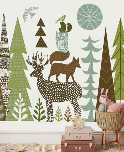 Abstrakt Mountain Wildlife USA Bakgrunn Abstrakt Mountain Wildlife USA Bakgrunn