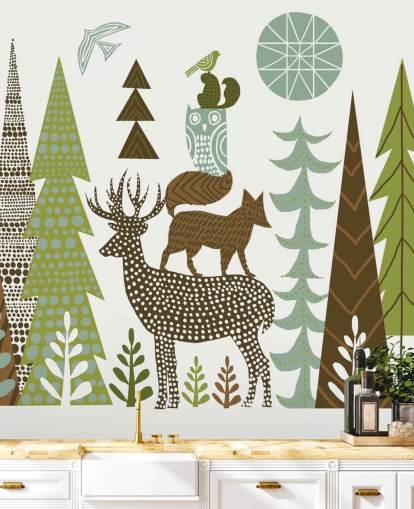 Abstrakti Mountain Wildlife Yhdysvaltain Taustakuva Abstrakti Mountain Wildlife Yhdysvaltain Taustakuva