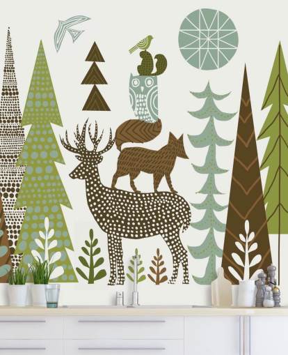 Abstract Mountain Wildlife EUA Wallpaper Abstract Mountain Wildlife EUA Wallpaper