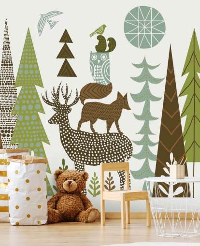 Fondo de pantalla abstracto de fauna de montaña