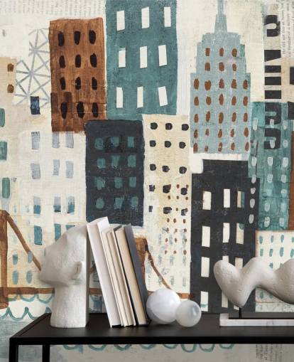 Mural de pared Pintura abstracta de Nueva York