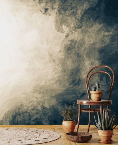 papier peint abstrait en forme de nuage noir