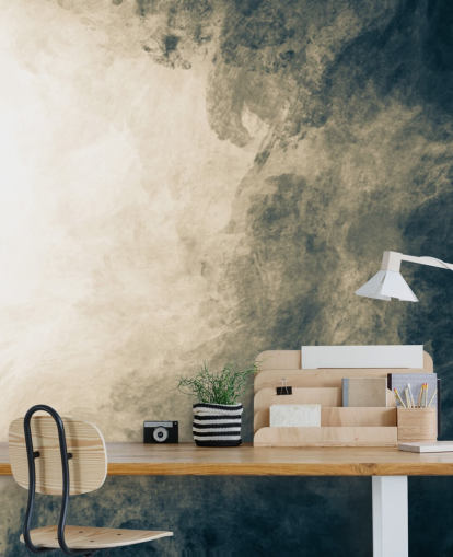 papier peint abstrait en forme de nuage noir