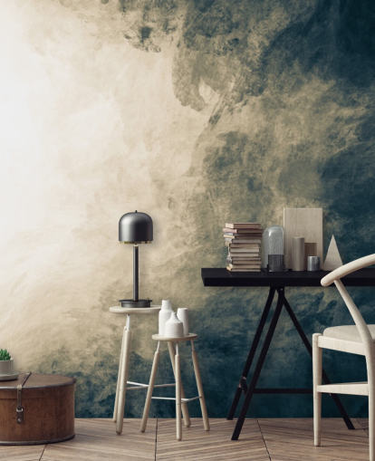 papier peint abstrait en forme de nuage noir