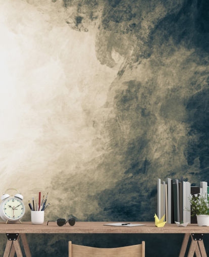 papier peint abstrait en forme de nuage noir