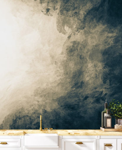 mural abstracto de papel pintado de nube oscura mural abstracto de papel pintado de nube oscura